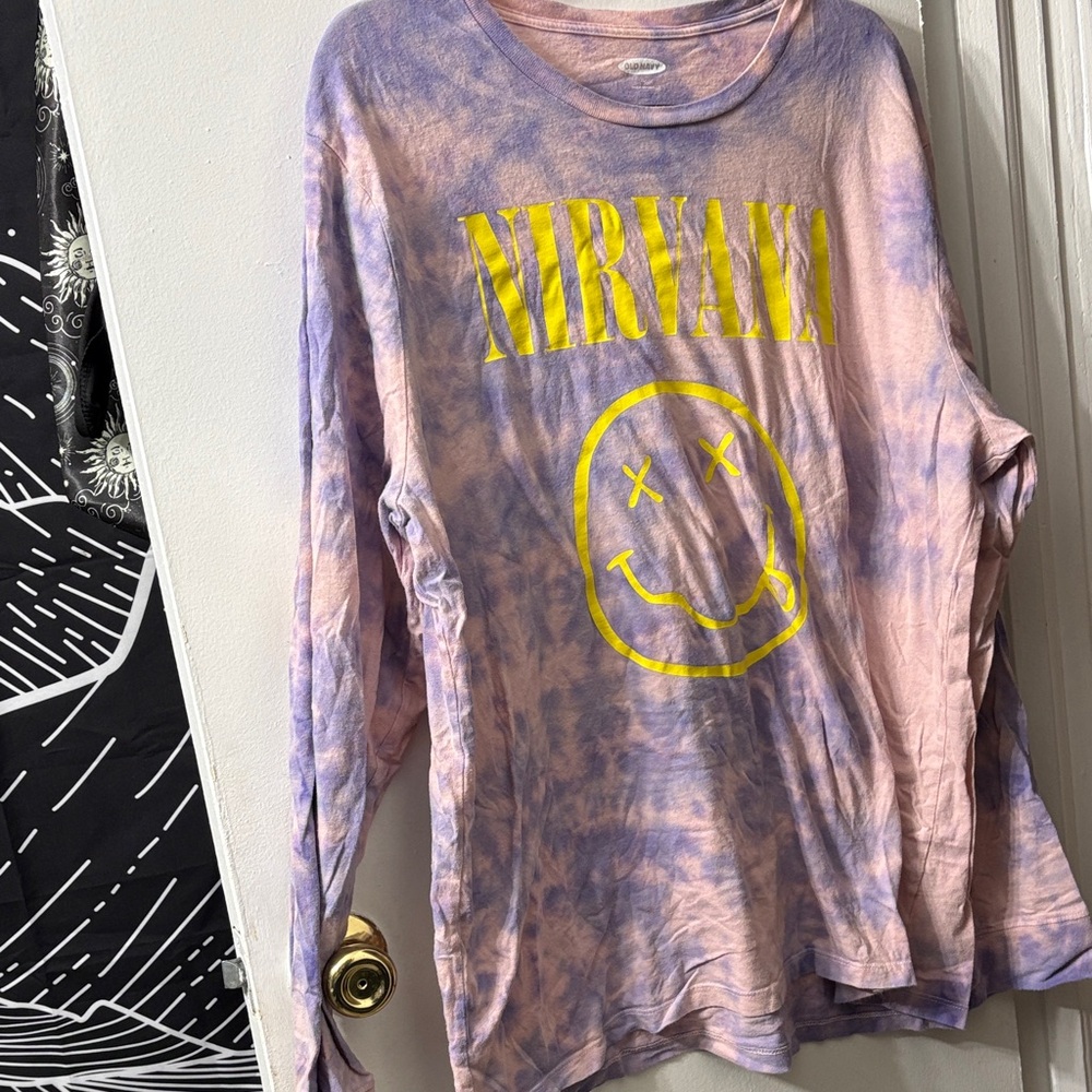 Old Navy Nirvana Tie-Dye Tee Size XL